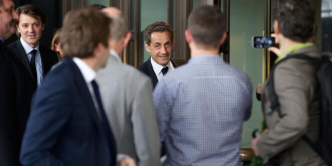 Nicolas Sarkozy, lors d'un déplacement à Londres le 3 juin. 