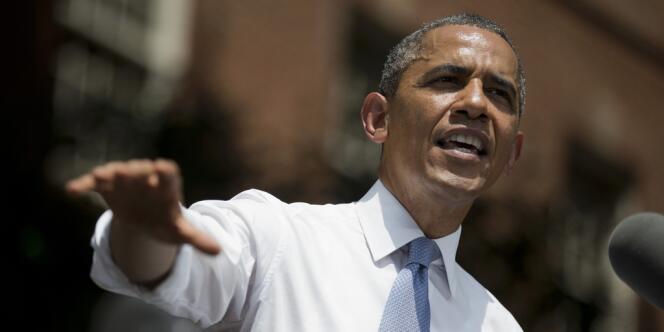 Barack Obama, lors de son discours prononcé, mardi 25 juin, à l'université de Georgetown, à Washington.
