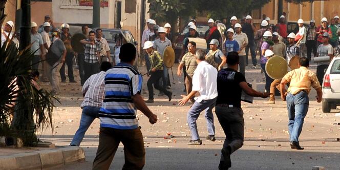 Affrontements entre des pro et des anti-Morsi à Alexandrie le 28 juin.