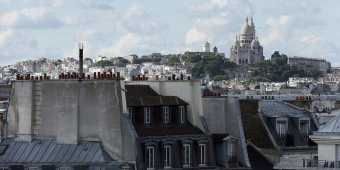 Vue des toits de Paris.