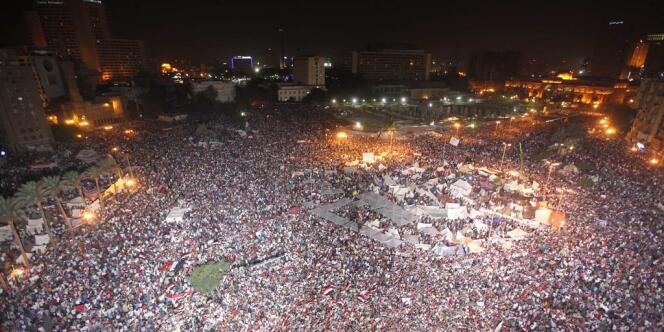 Manifestation place Tahrir, dimanche 30 juin.