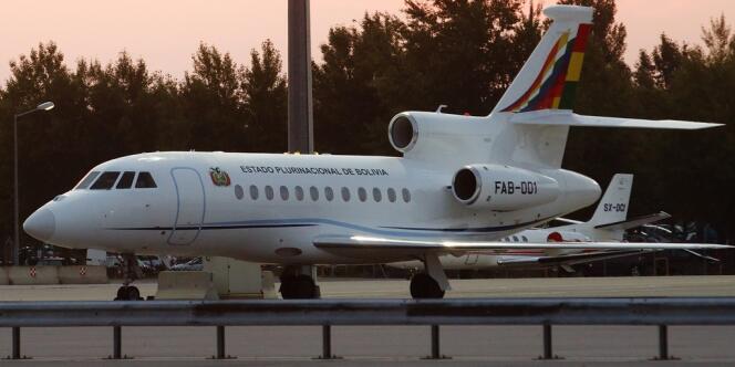 L'avion du président Morales a été contraint de stationner sur le tarmac de l'aéroport de Vienne.