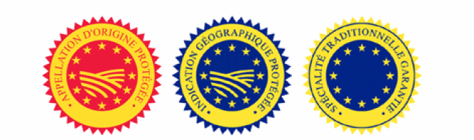 L'Union européenne dispose de trois systèmes pour promouvoir et protéger les désignations des produits agricoles et denrées alimentaires de qualité : AOP, IGP et STG.