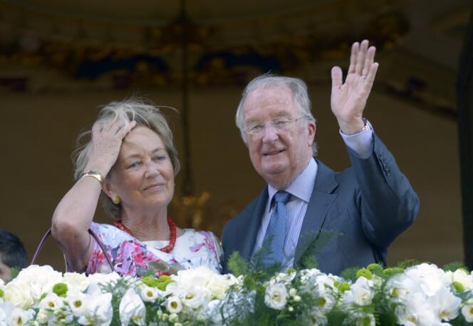 Albert II et la reine Paola de Belgique, le 19 juillet à Liège.