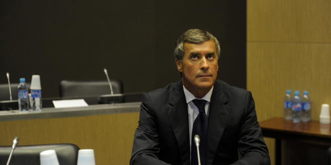 Jérôme Cahuzac auditionné par les députés de la commission d'enquête parlementaire à l' Assemblée nationale de Paris, le 23 juillet.