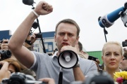 L'opposant russe Alexeï Navalny, le 20 juillet 2013, à Moscou.