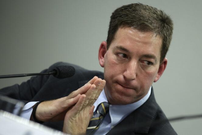 Le journaliste Glenn Greenwald à Brasilia, le 6 août. 