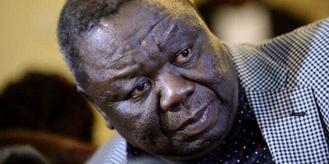 Le premier ministre du Zimbabwe, Morgan Tsvangirai, le 3 août à Harare.