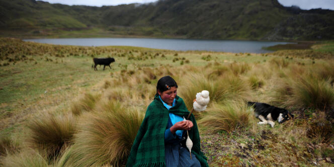 Un des cinq lacs menacés par le projet de mine Conga, à Cajamarca.