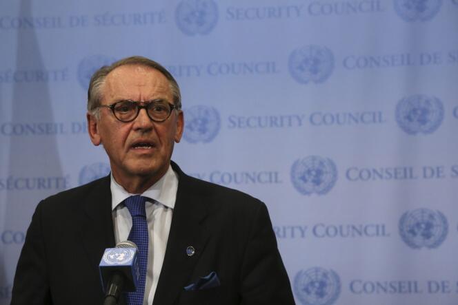 Le secrétaire général adjoint des Nations unies, Jan Eliasson, le 21 août à New York.