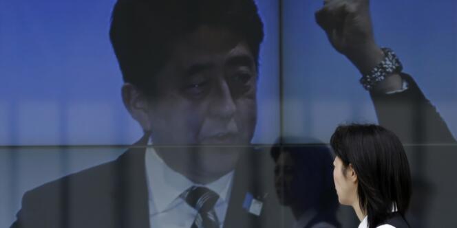 Le premier ministre japonais, Shinzo Abe, à Tokyo, le 16 avril dernier.
