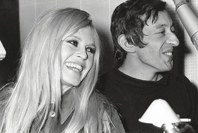 1968. Brigitte Bardot et Serge Gainsbourg. 