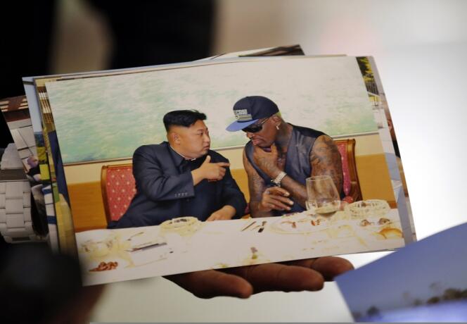 L'ancien basketteur américain Dennis Rodman et le dirigeant nord-coréen, Kim Jong-un.