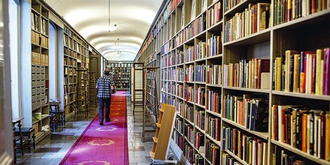 Bibliothèque de l'Académie Nobel, à Stockholm.