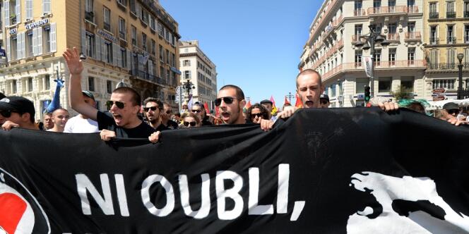 Action antifasciste Marseille, le 22 juin 2013.