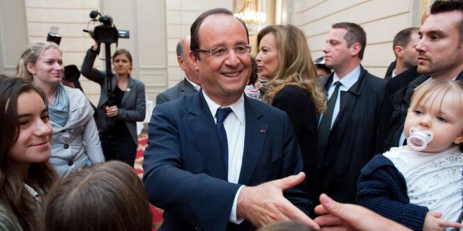 Le président François Hollande, le 14 septembre à Paris.