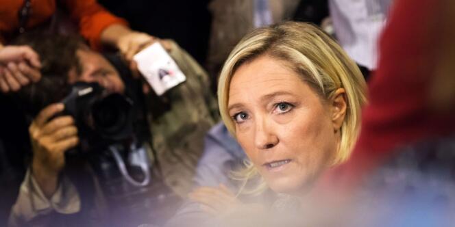 Marine Le Pen, samedi 14 septembre 2013, à Marseille, lors de l'université d'été du Front national.