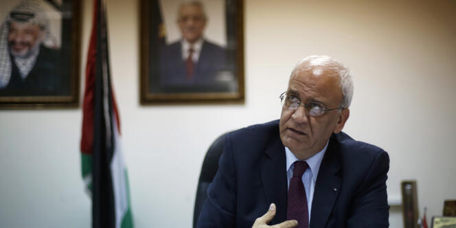 Saëb Erekat, le 11 août 2013, à Ramallah.