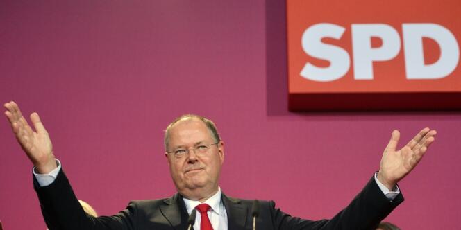 Le candidat du SPD, Peer Steinbrück, a multiplié les faux pas pendant sa campagne.