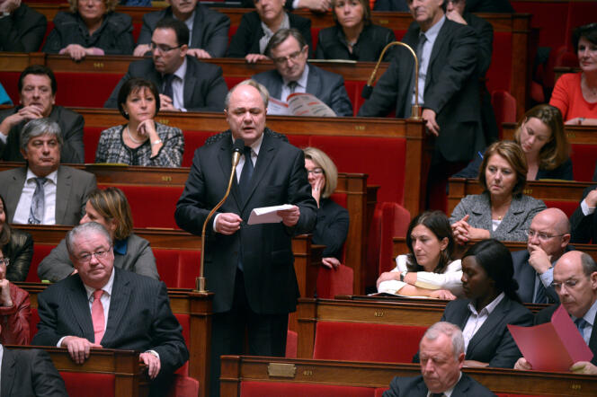 Bruno Le Roux, président du groupe socialiste de l'Assemblée nationale, le 28 novembre 2012.