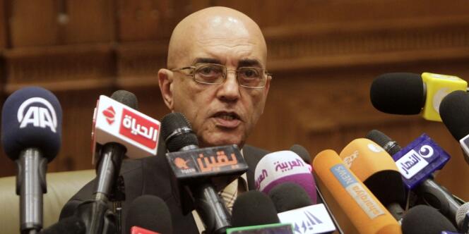 Mohamed Salmawy, porte-parole de l'Assemblée constituante égyptienne, le 22 septembre.