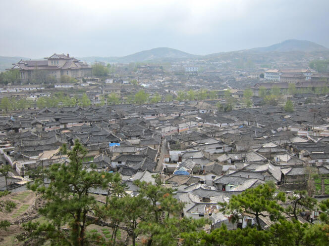 La vieille ville de Kaesong (Corée du Nord), en 2010. 