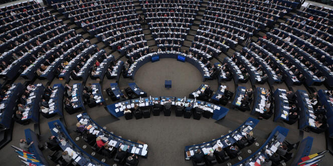 Le Parlement européen, à Strasbourg.