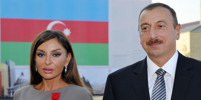 La dynastie Aliev (ici le couple présidentiel Mehriban Alieva et Ilham Aliev, le 7 octobre 2011) est au pouvoir en Azerbaïdjan depuis 1969, soit 45 ans moins les dernières années de la perestroïka en URSS (1987-1993)