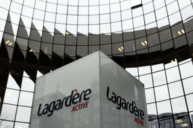 Le siège de Lagardère Active, à Levallois-Perret. 383 emplois sont menacés dans le groupe. 