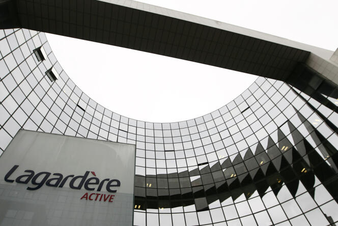 Le siège de Lagardère Active à Levallois-Perret, en janvier 2011.