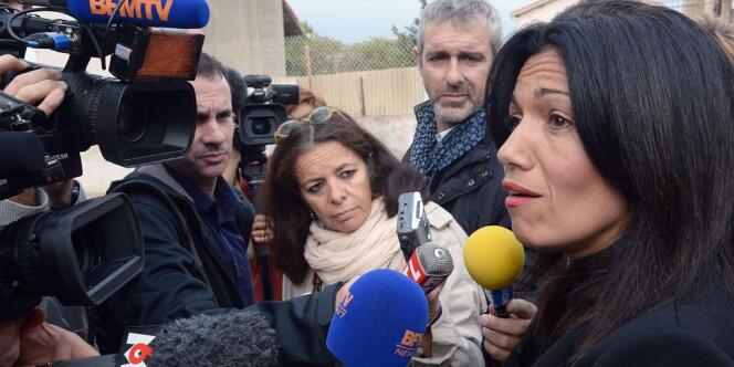 Samia Ghali à Marseille, le 15 octobre 2013.
