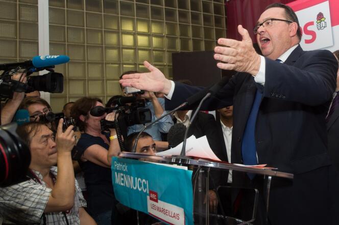 Patrick Mennucci a été désigné candidat du PS à la mairie de Marseille à l'issue d'une primaire, dimanche 20 octobre.