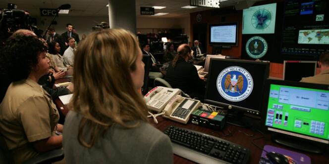 A l'Agence nationale de sécurité américaine (NSA), en 2006, dans le Maryland.