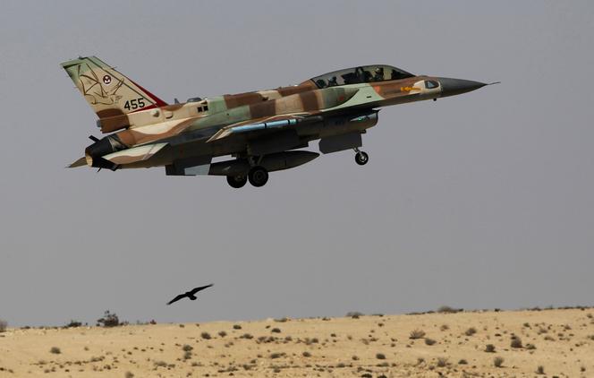 Un chasseur-bombardier F16 israélien décollant de la base de Ramon, en Israël, le 21 octobre.
