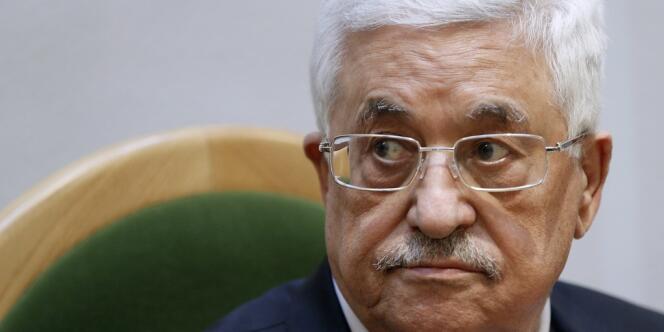 Le président de l'Autorité palestinienne Mahmoud Abbas en octobre.