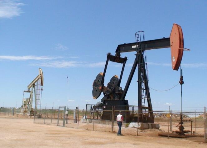 Un puits de pétrole au Texas. 