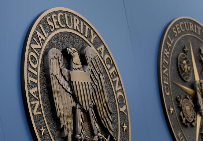 Emblème de la NSA, l’Agence nationale de sécurité américaine.