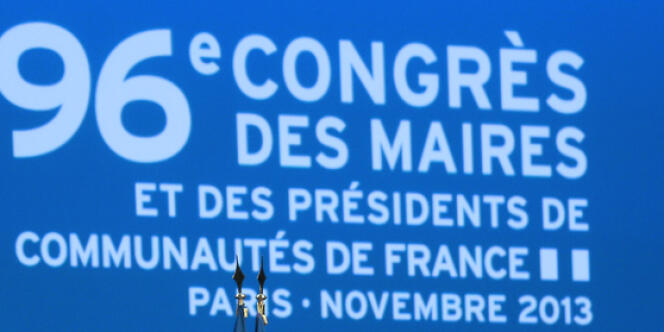Le congrès des maires de France, mardi 19 novembre à Paris.