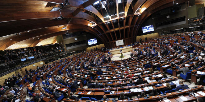 La première édition du Forum mondial de la démocratie, au Palais de l'Europe, à Strasbourg, en octobre 2012.