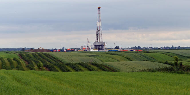 Exploitation de gaz de schiste dans l'est de la Pologne, en juin 2013.