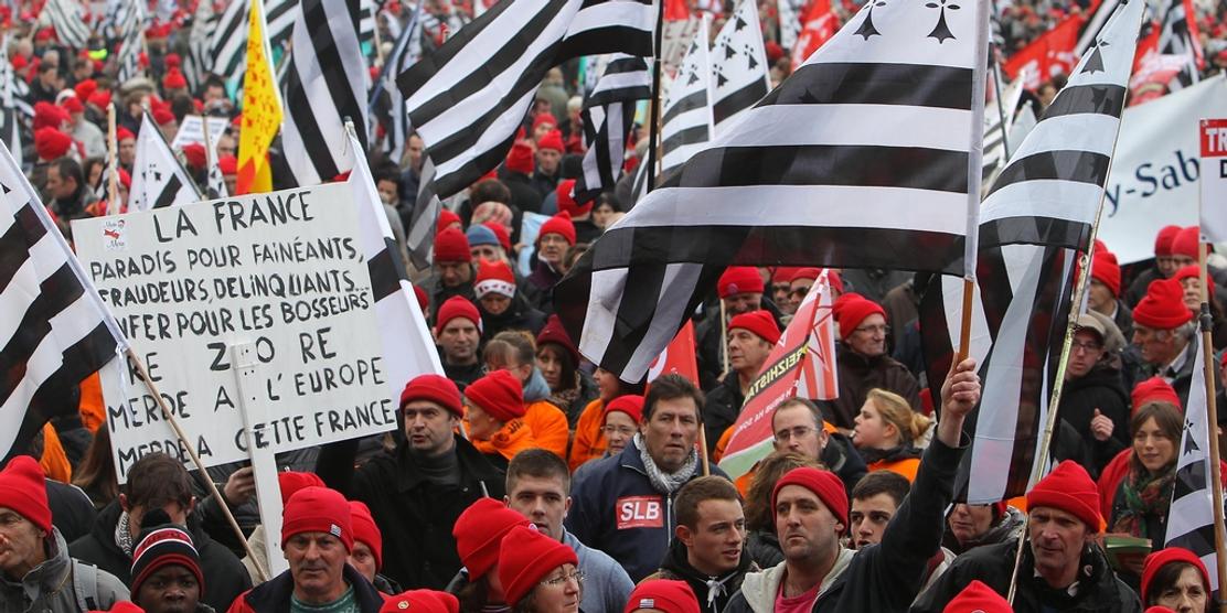 Nouvelle mobilisation de « bonnets rouges » à Carhaix