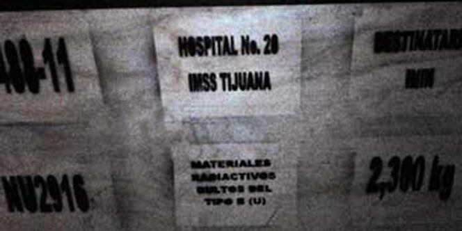 Selon l'AIEA, le camion transportait du cobalt 60, utilisé en radiothérapie, provenant d'un hôpital de la ville de Tijuana.