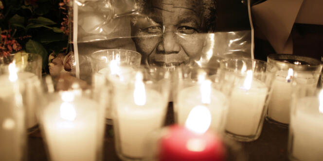 Hommage à Nelson Mandela le 6 décembre.