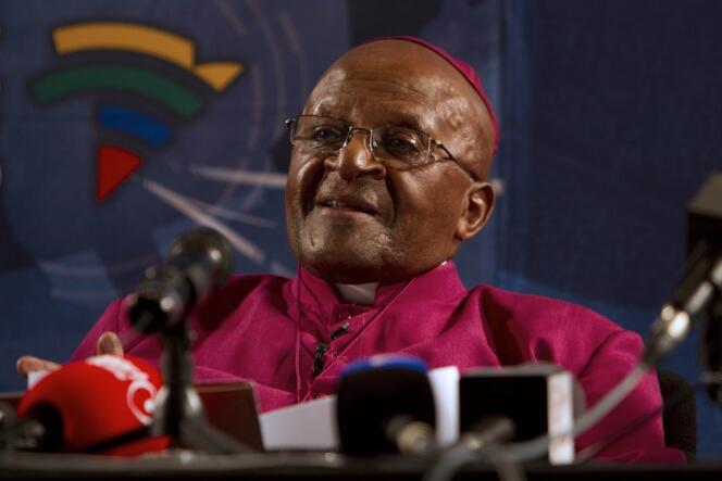 Desmond Tutu, le 6 décembre au Cap. 