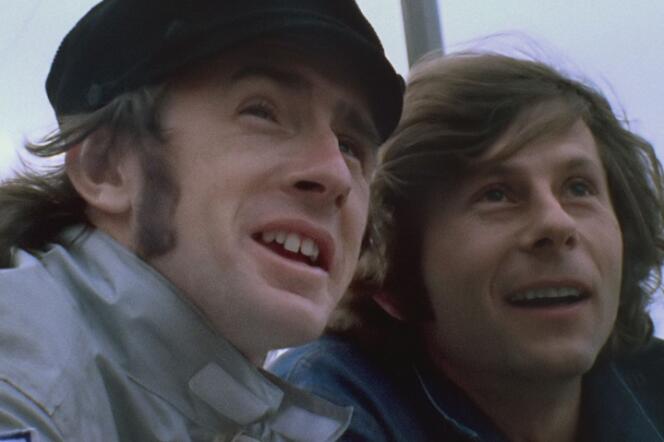 Jackie Stewart et Roman Polanski, à Monaco en 1971.