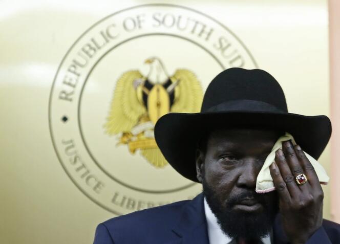 Le président du Sud-Soudan, Salva Kiir, à Juba le 18 décembre. 