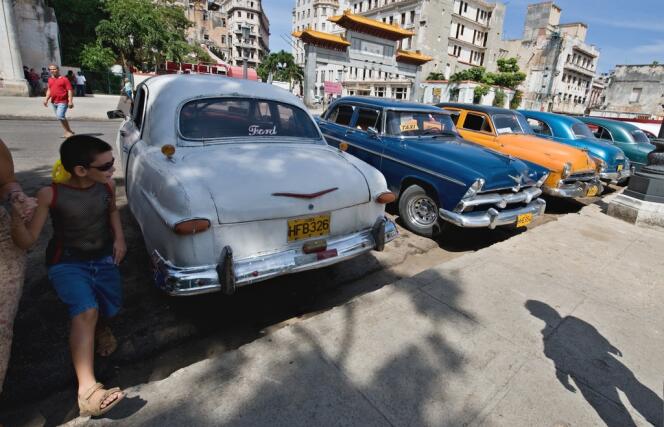 Dans les rues de La Havane, en 2009.