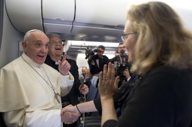 Pape François, voyage au Brésil en juillet 2013.