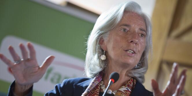 Christine Lagarde, la directrice générale du FMI, le 6 janvier.
