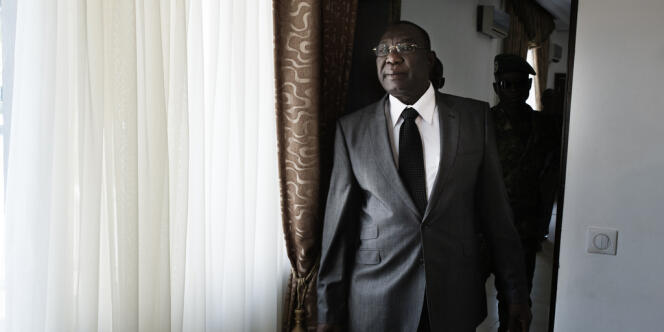 L'ancien président de transition centrafricain Michel Djotodia à Bangui.